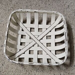Cream Woven Basket Home Accent